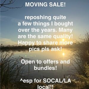 Moving Sale!!!!